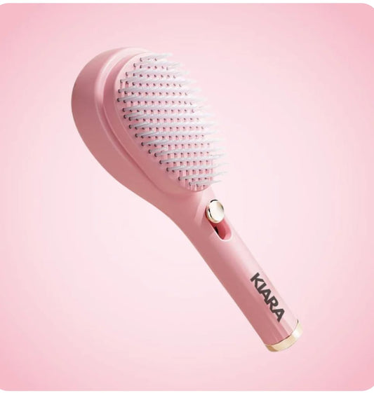 Forever™ Pro - Self - Cleaning Hairbrush with Built - in Scalp Massager